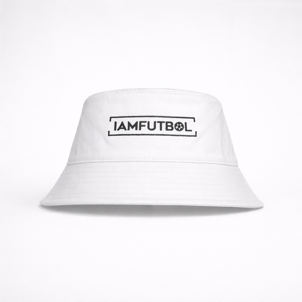 IAMFUTBOL BUCKET HAT - WHITE
