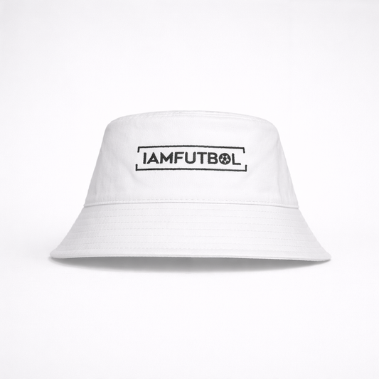 IAMFUTBOL BUCKET HAT - WHITE