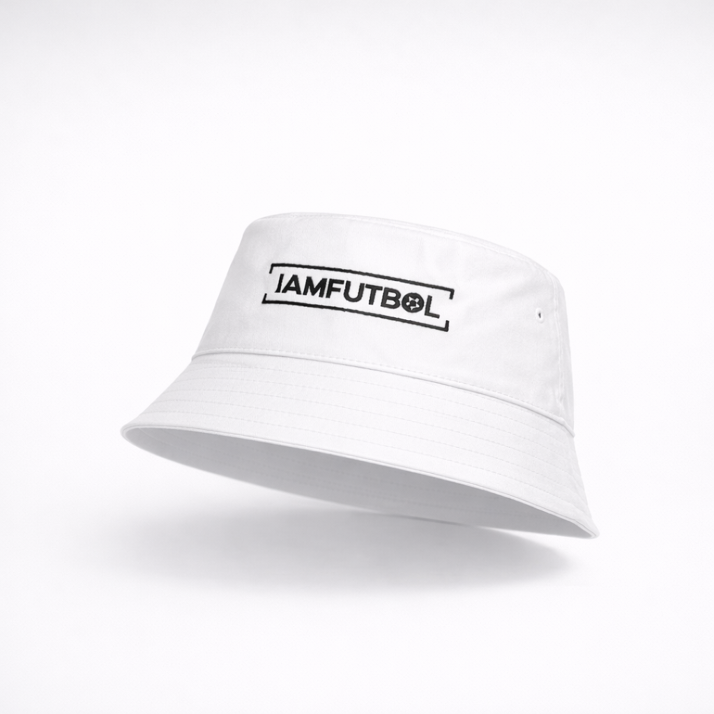 IAMFUTBOL BUCKET HAT - WHITE