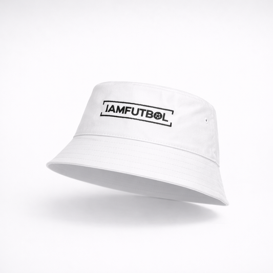IAMFUTBOL BUCKET HAT - WHITE