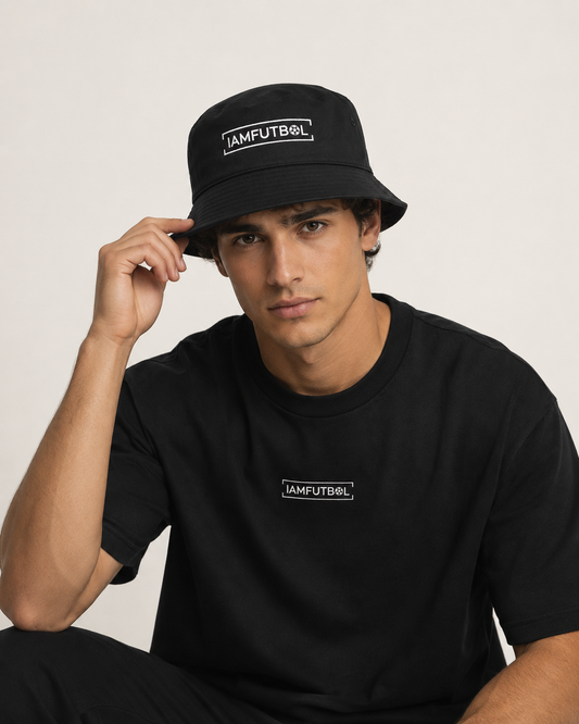 IAMFUTBOL BUCKET HAT-BLACK